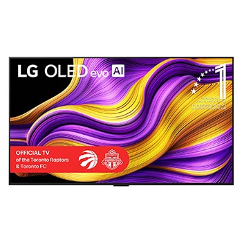 Front view of 83 inch LG OLED evo AI G5 4K Smart TV 2025 OLED83G5WUA