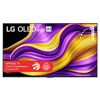 Front view of 97 inch LG OLED evo AI G5 4K Smart TV 2025 OLED97G5WUA