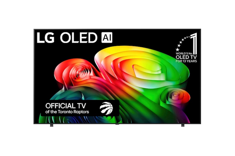 Front view of 83 Inch LG OLED AI B6 4K Smart TV 2026 OLED83B6GUA