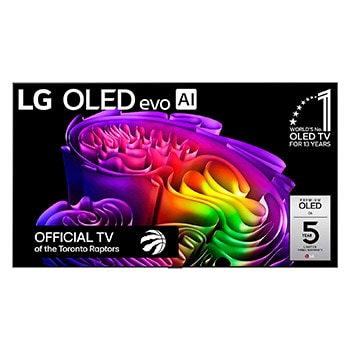 Front view of 83 Inch LG OLED evo AI G6 4K Smart TV 2026 OLED83G6WUA