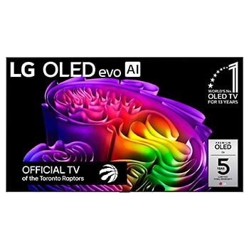 Front view of 97 Inch LG OLED evo AI G6 4K Smart TV 2026 OLED97G6WUA