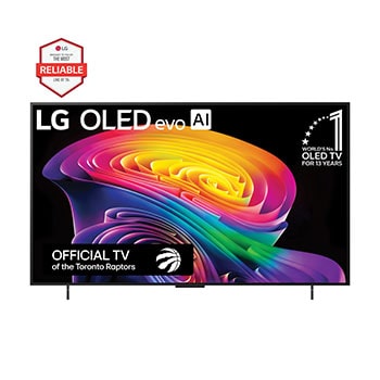 Front view of 42 Inch LG OLED evo AI C6 4K Smart TV 2026 OLED42C6PUA
