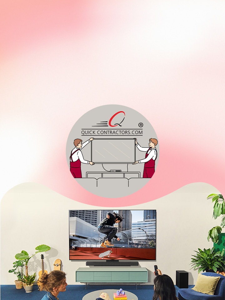 Buy a select LG large TV and get free installation