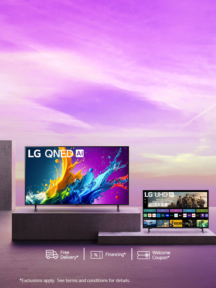 Save 20% off select LG TVs