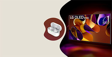 Free LG TONE Earbuds with OLED evo G4