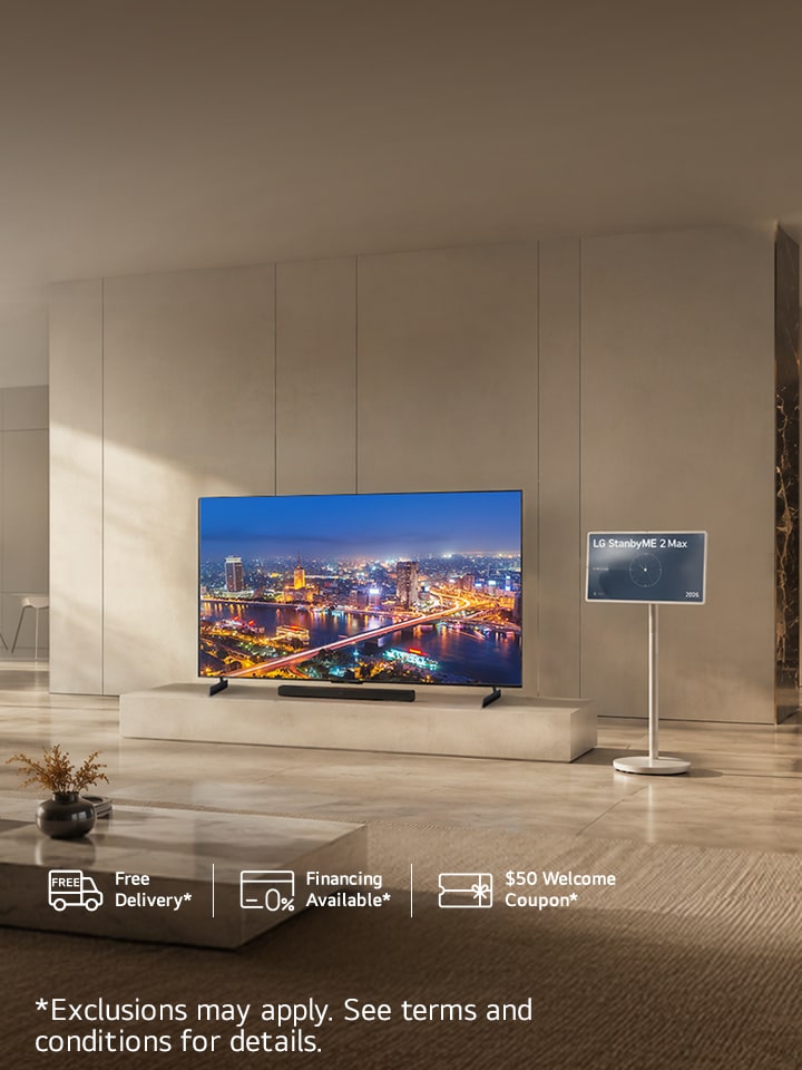 Elevate home entertainment: TVs, Soundbars & Lifestyle starting at $149.99