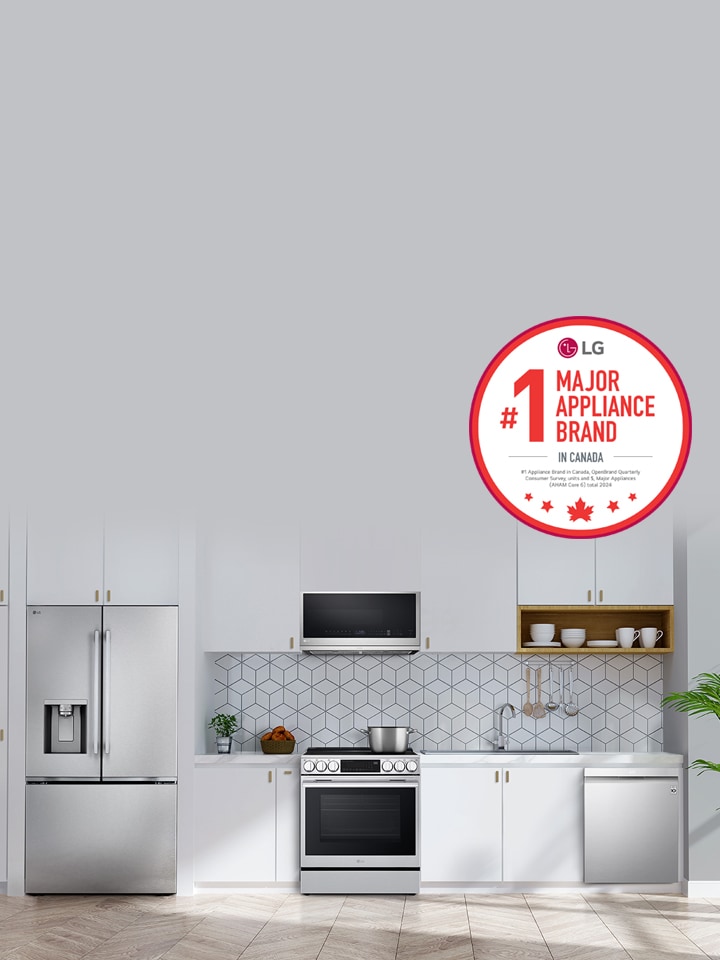 Upgrade your kitchen in one smart move with LG Kitchen Appliances - Exclusive premium packages designed for Canadian homes