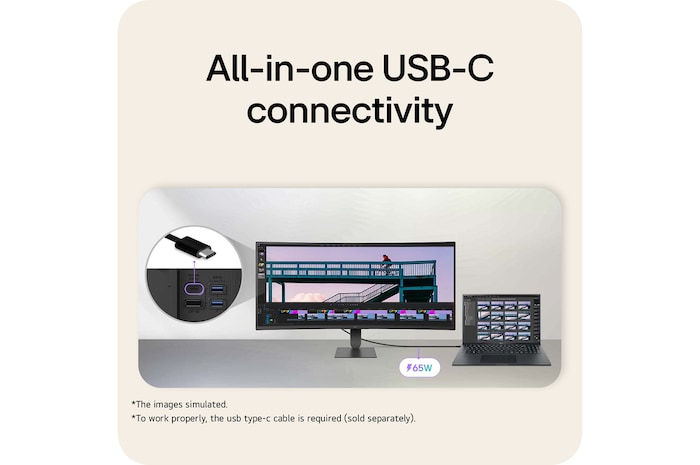 LG UltraWide™ 34 Inch 144Hz WQHD Curved (1800R) Monitor 34U640B with USB-C, HDR 10, and sRGB 99% (Typ.)