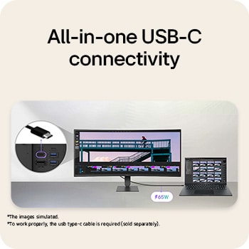 LG UltraWide™ 34 Inch 144Hz WQHD Curved (1800R) Monitor 34U640B with USB-C, HDR 10, and sRGB 99% (Typ.)