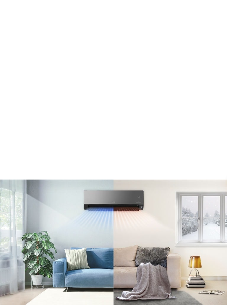 Combo Aire Acondicionado LG Split Pared Art Cool Inverter 12.000 BTU