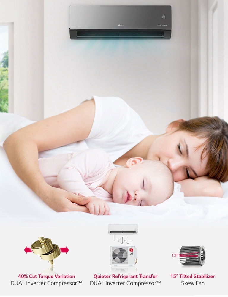 Lg dual cool sales inverter