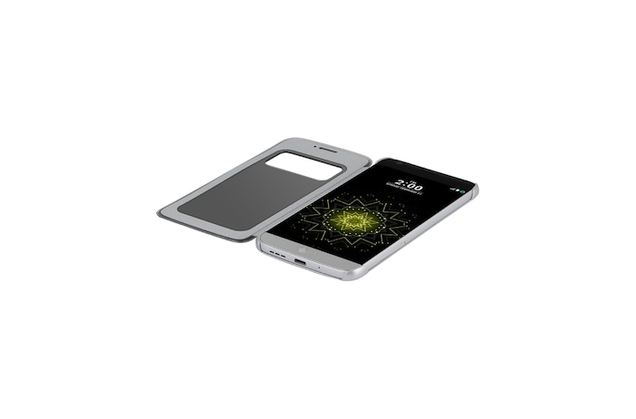 LG G5 Quick Cover Case - Silver, CFV-160 Silver