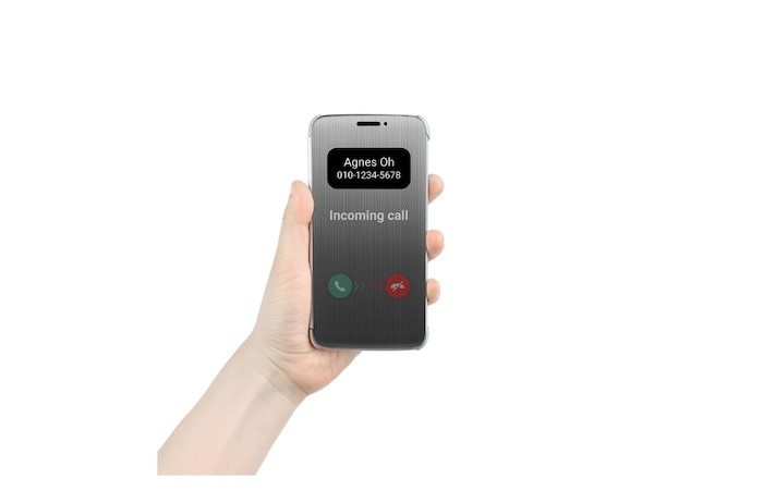 LG G5 Quick Cover Case - Silver, CFV-160 Silver