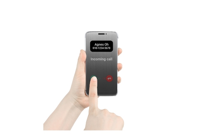 LG G5 Quick Cover Case - Silver, CFV-160 Silver