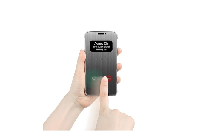 LG G5 Quick Cover Case - Silver, CFV-160 Silver