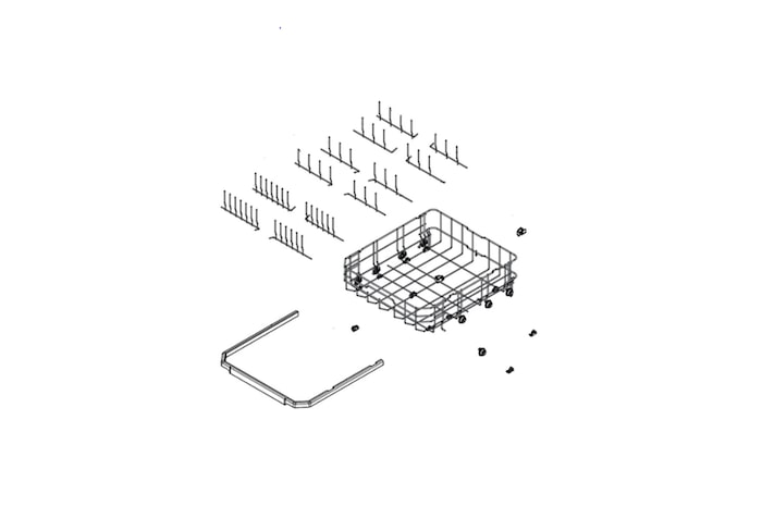 LG Dishwasher Rack