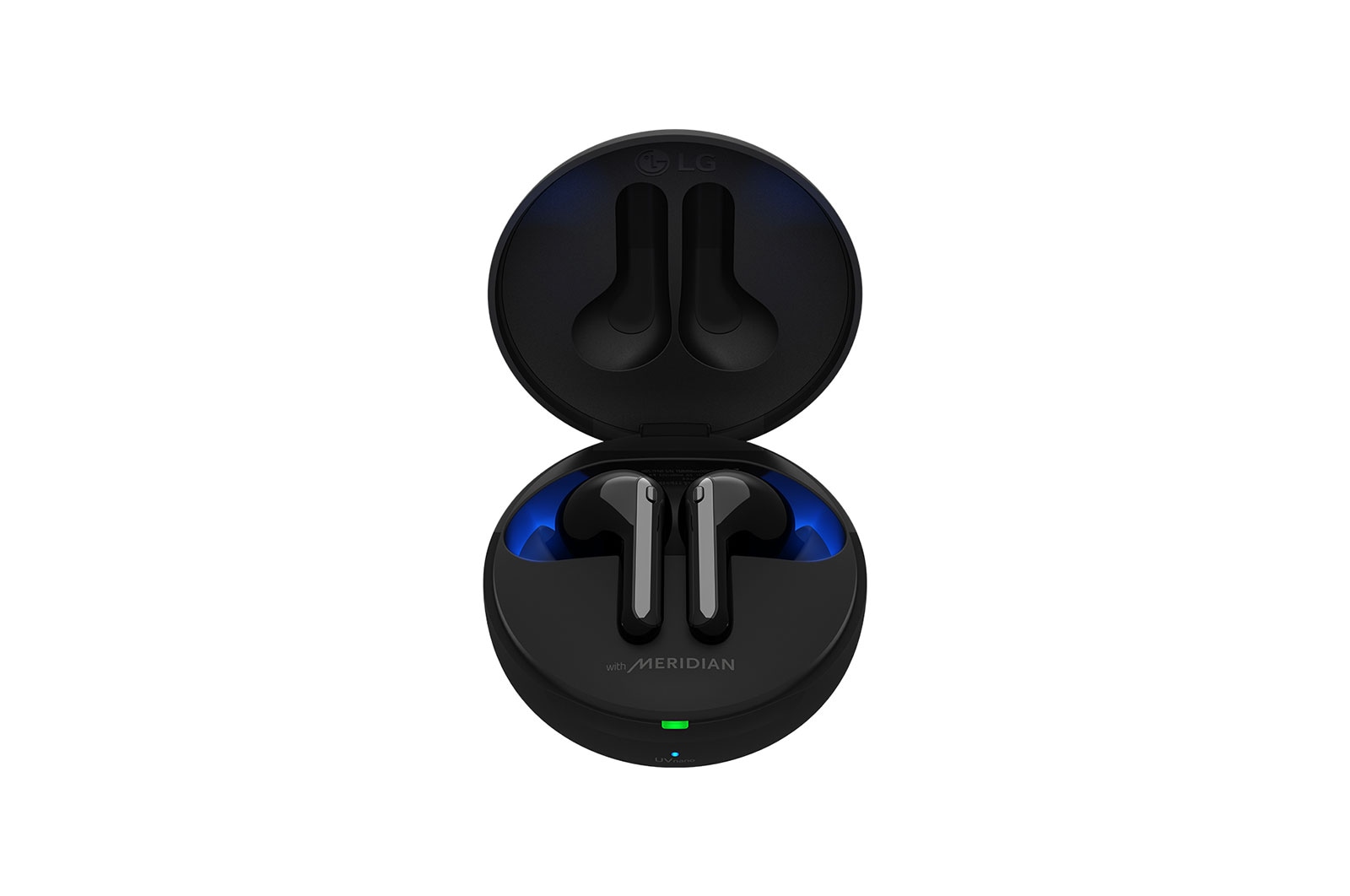 A 15 degrees angle of cradle opened up with mood lighting on