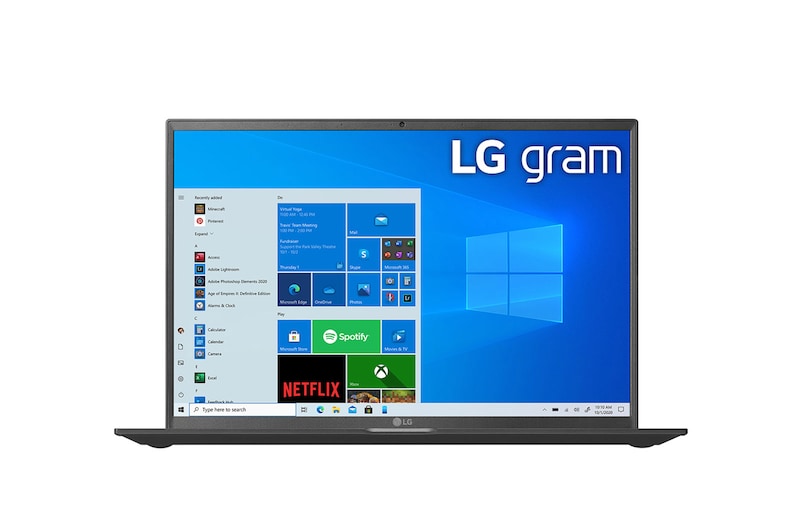 LG 14” 16:10 WUXGA gram Laptop with Windows 10 Pro, 16GB RAM, 256GB SSD, 11th Gen Intel® Quad Core™ i5 Processor, Intel® Evo™ Platform & Thunderbolt™ 4, 14Z90P-N.AP52A8