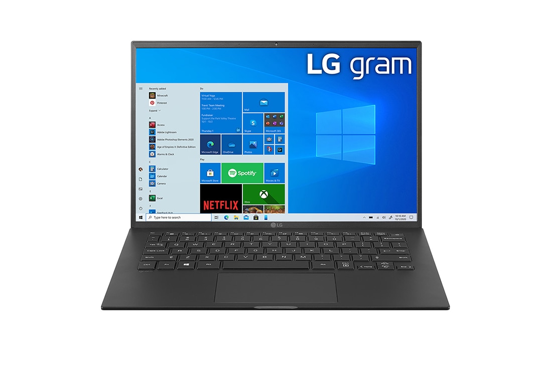 14” 16:10 WUXGA gram Laptop with Windows 10 Pro, 16GB RAM, 256GB