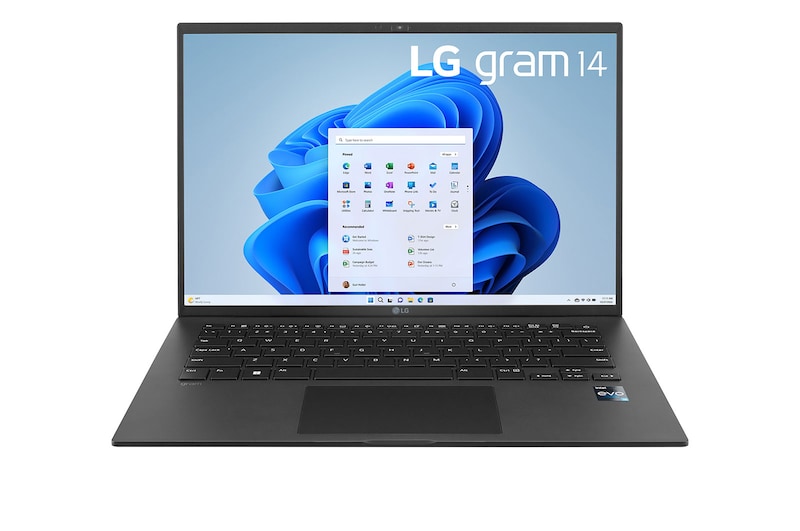 LG gram 14'' Windows 11 Pro, Ultra-lightweight Laptop with 16:10 IPS Anti-glare Display, 16GB RAM, 256GB SSD, Black, 14Z90R-N.AP52A8