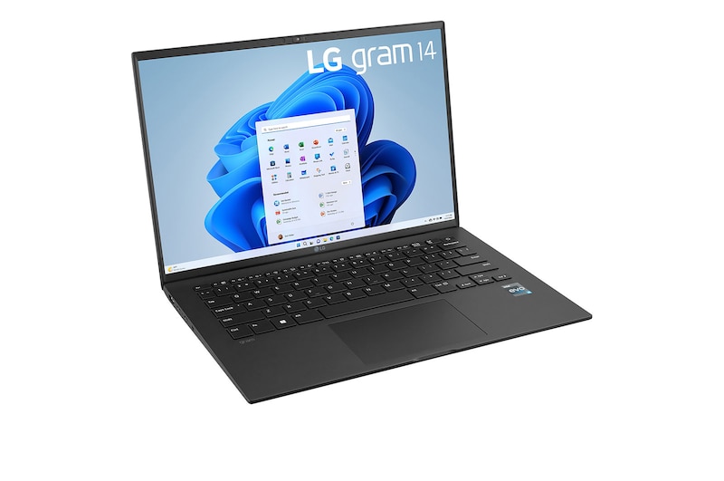 LG gram 14'' Windows 11 Pro, Ultra-lightweight Laptop with 16:10 IPS Anti-glare Display, 16GB RAM, 256GB SSD, Black, 14Z90R-N.AP52A8