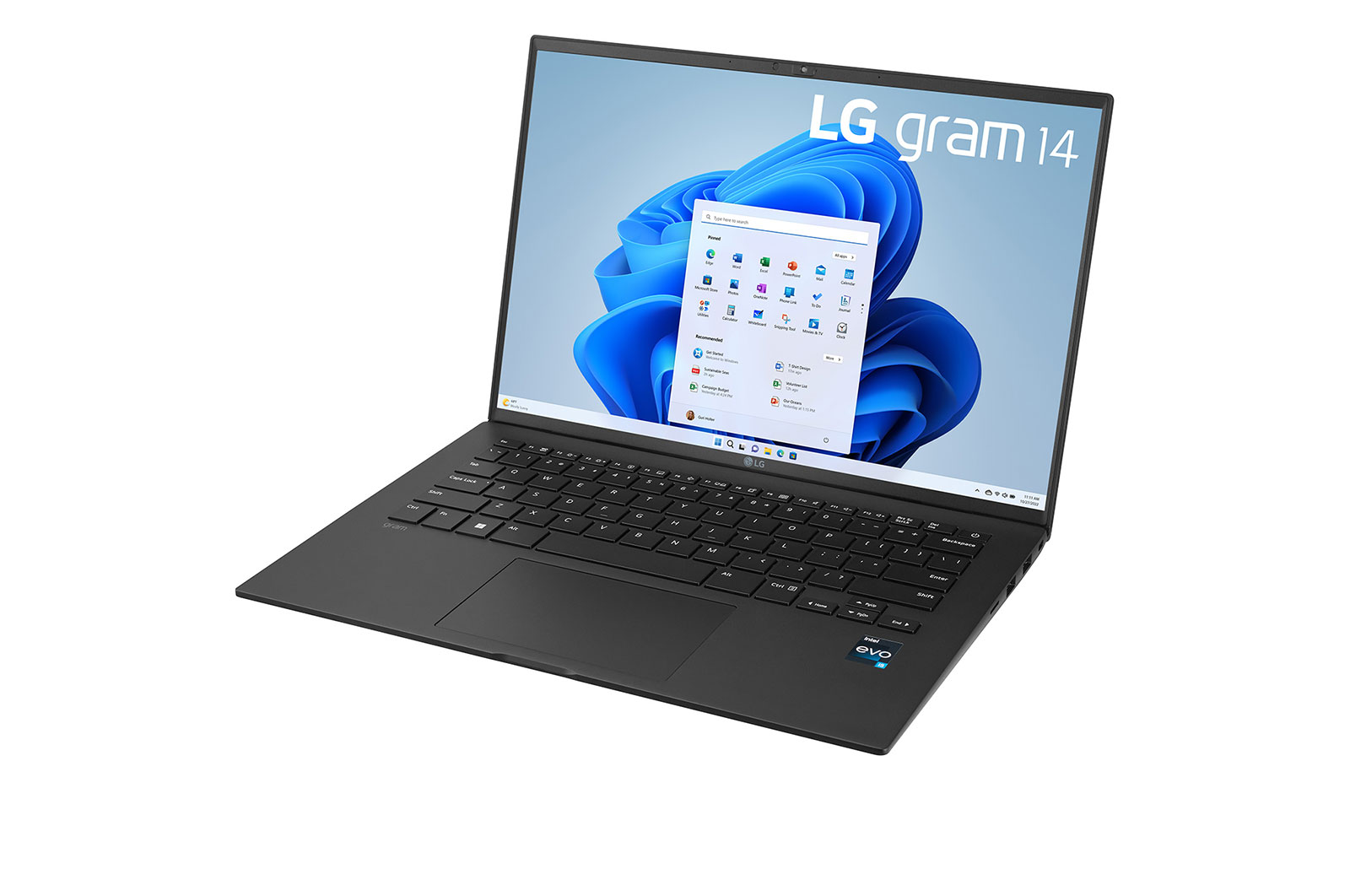 LG gram 14'' Windows 11 Pro, Ultra-lightweight Laptop with 16:10 IPS Anti-glare Display, 16GB RAM, 256GB SSD, Black, 14Z90R-N.AP52A8