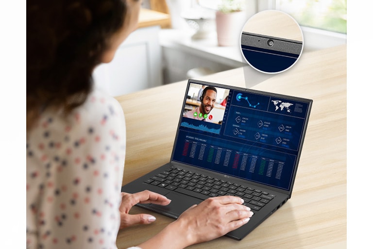 Improved usability with Built-in Webcam