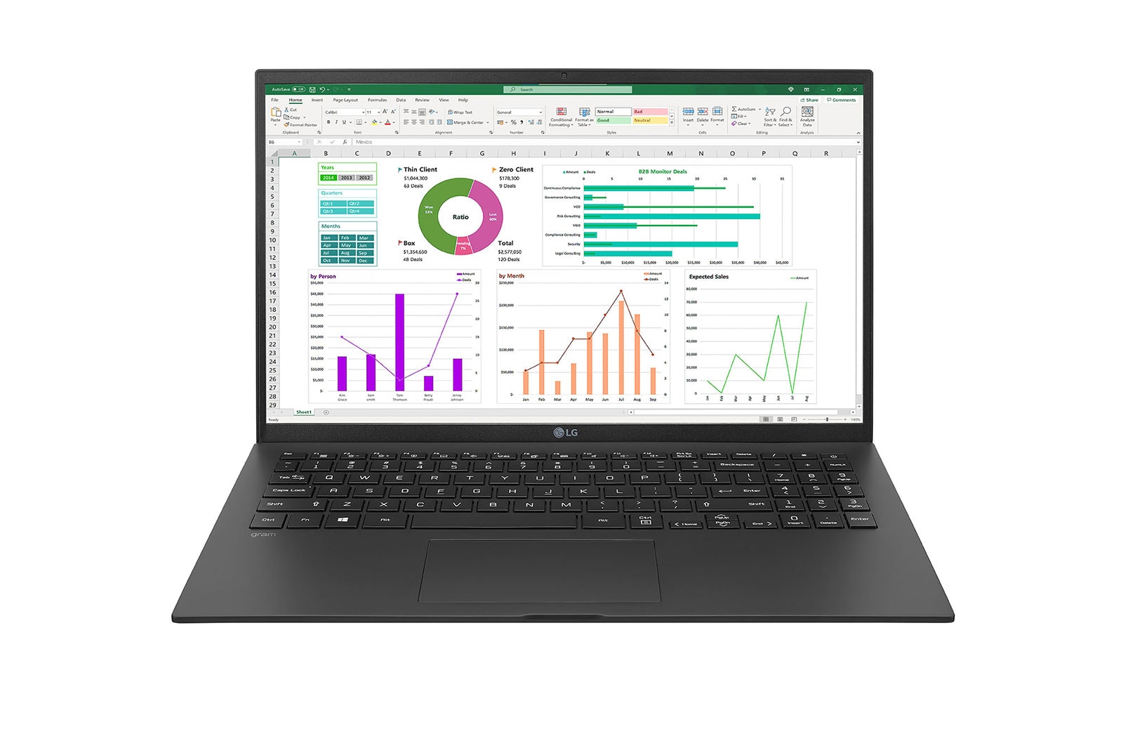 LG 15.6” Mobile Thin Client with IPS Display, 15ZT90P-G.AX32A8