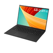 LG gram 16'' Windows 11 Pro, lightweight 16:10 IPS Laptop with Nvidia GeForce RTX3050, 32GB RAM, 512GB SSD, Black, 16Z90R-R.AP75A8