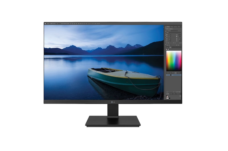 LG 24'' TAA IPS FHD Monitor with USB Type-C™, Flicker Safe & Ergonomic Stand with Two-way Pivot, 24BL650C-B