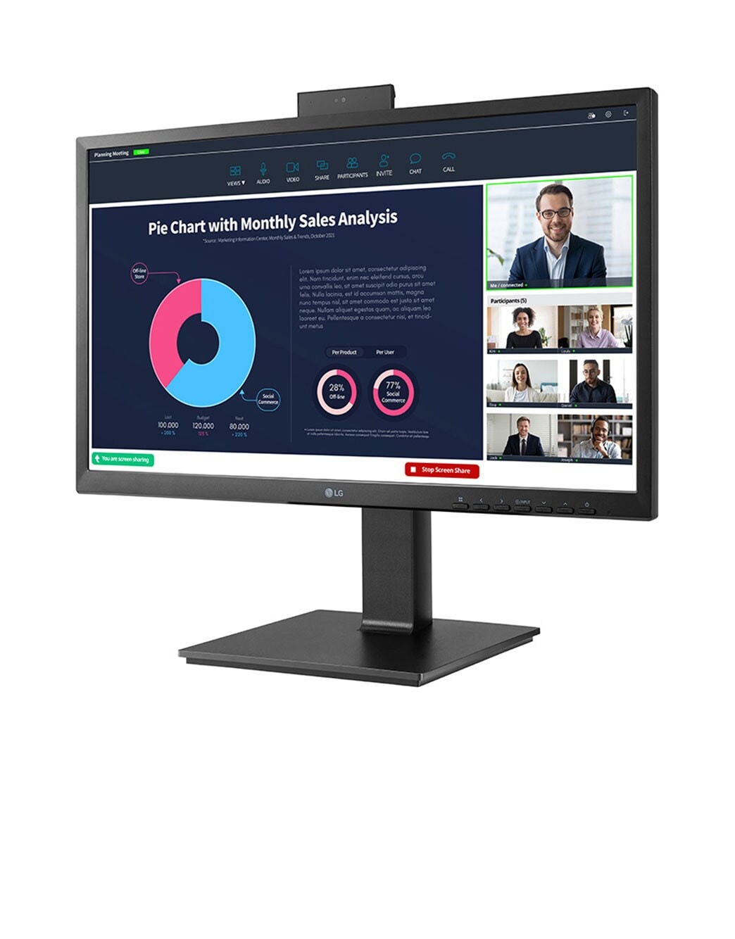 23.8-inch Full HD (1920x1080) IPS Monitor with Built-in Full HD