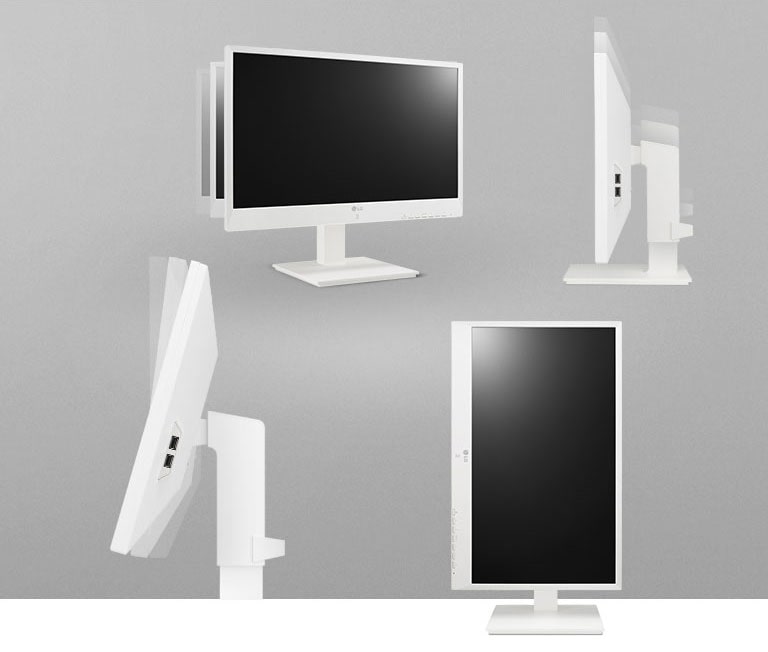 24” FHD All-in-One Thin Client ergonomic stand