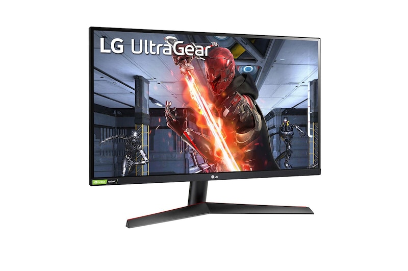 LG 27” UltraGear™ Full HD IPS 1ms (GtG) Gaming Monitor with NVIDIA® G-SYNC® Compatible, 27GN60R-B