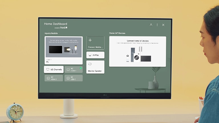 Easy Control for Home Appliances with ThinQ Home Dashboard.