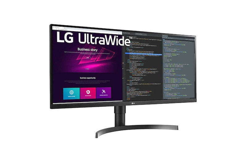 LG 34'' UltraWide™ QHD (3440 x 1440) IPS Monitor, 34WN750-B