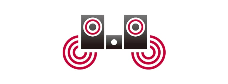Immersive sound wave with 10W Stereo Speakers.