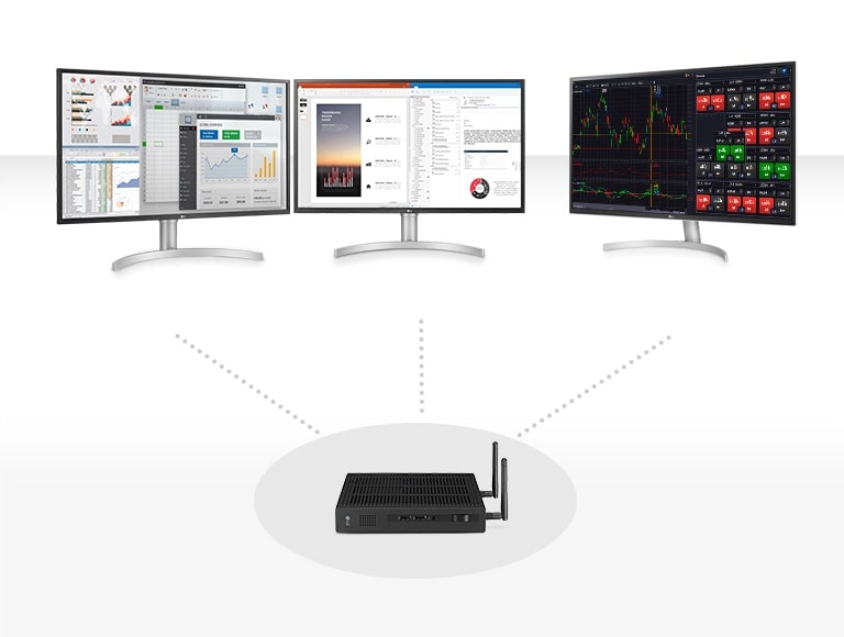 CL600I enabling to connect up to two 4K displays and one QHD display.