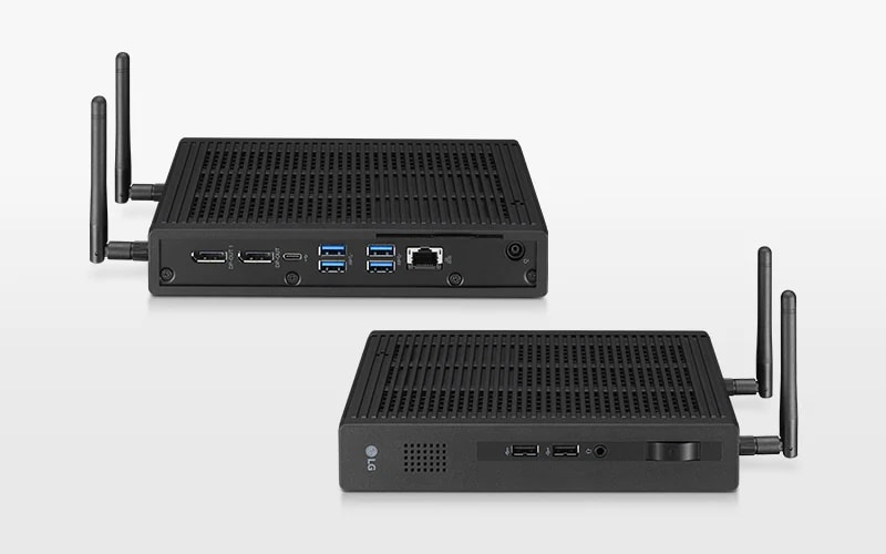 Various Interface : DisplayPort, USB Type-C™, USB 3.0, Gigabit Ethernet, USB 2.0, Headphone