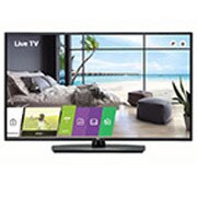 Front view of 50” UT570H Series UHD TV for Hospitality &amp; Healthcare with Pro:Centric Direct, Pro:Idoim, EZ-Manager &amp; USB Data Cloning 50UT570H9UA