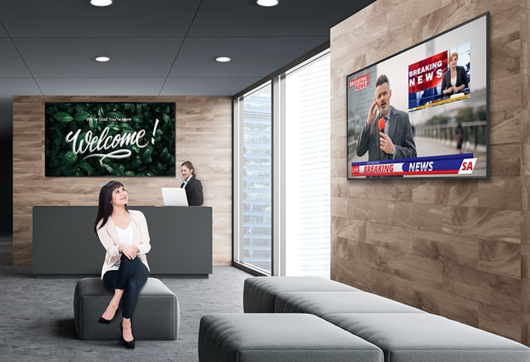 High Efficient TV Signage for Business Use