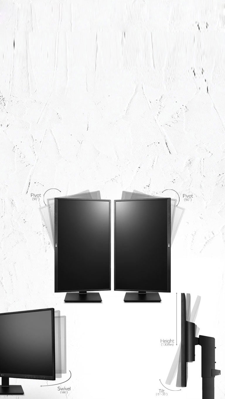 PERSONALIZED VIEWING ANGLES AND EASY ASSEMBLY