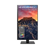 front view of the screen pivoting +90 degrees