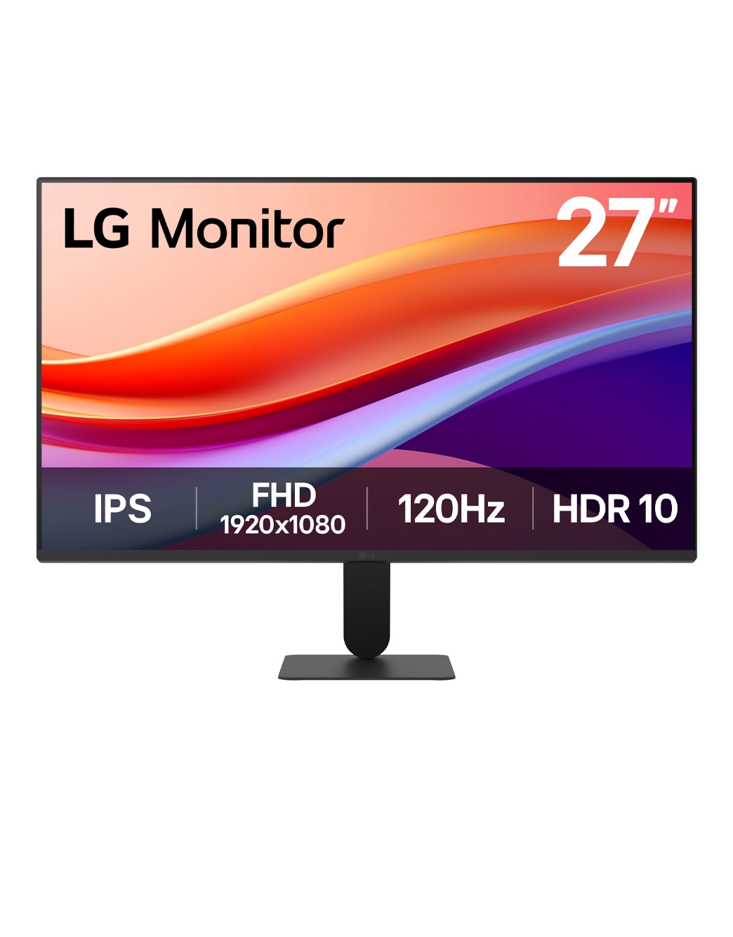 LG 27-inch IPS Full HD 120Hz monitor with virtually borderless