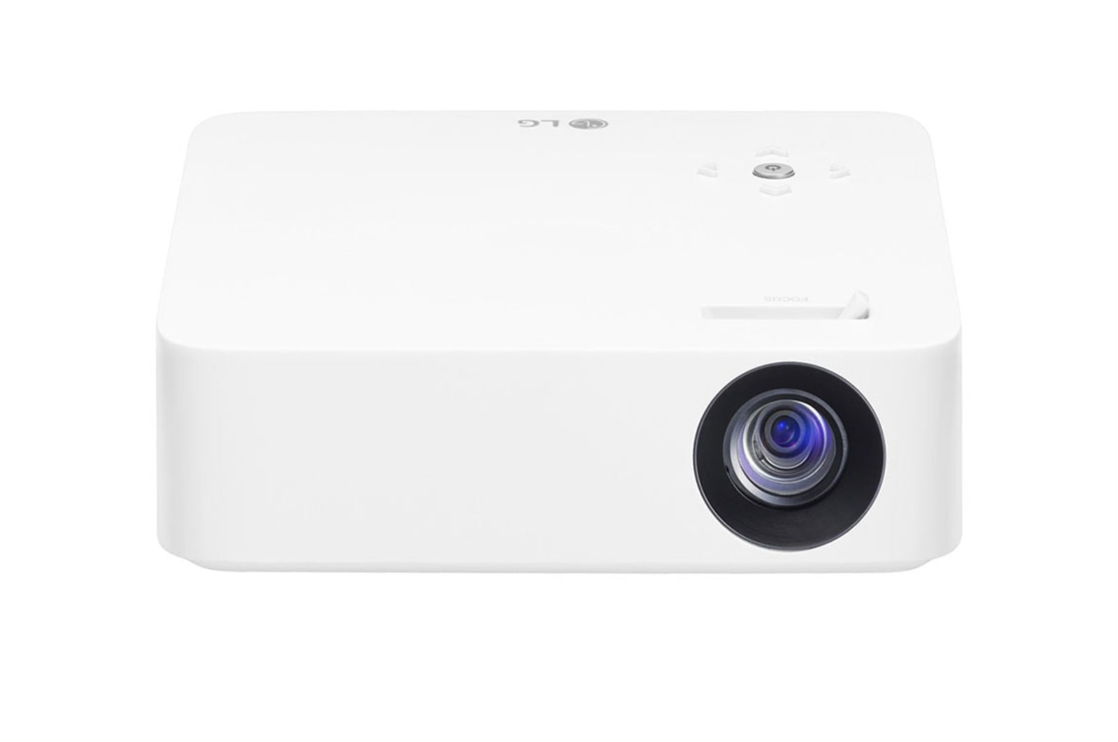 Front view of LG CineBeam LED Projector with Built-in Battery PH30N