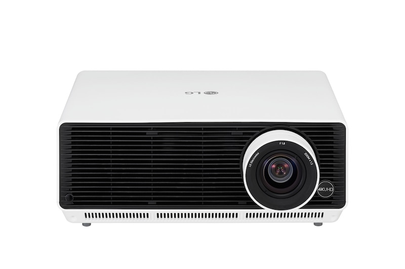 Front view of LG ProBeam 4K (3840x2160) Laser Projector with 5,000 ANSI Lumens Brightness BU53RG
