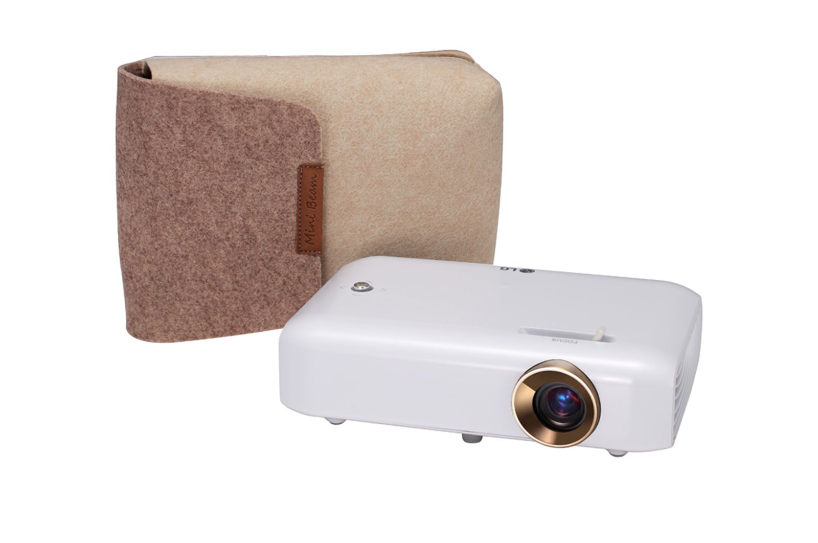 LG Minibeam LED Projector with Built-In Battery, Bluetooth Sound Out and Screen Share, PH550