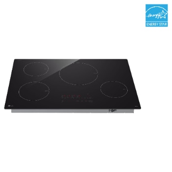Front view of 30” Induction Cooktop | UltraHeat 4.3kW Element & Smart CBIH3013BE