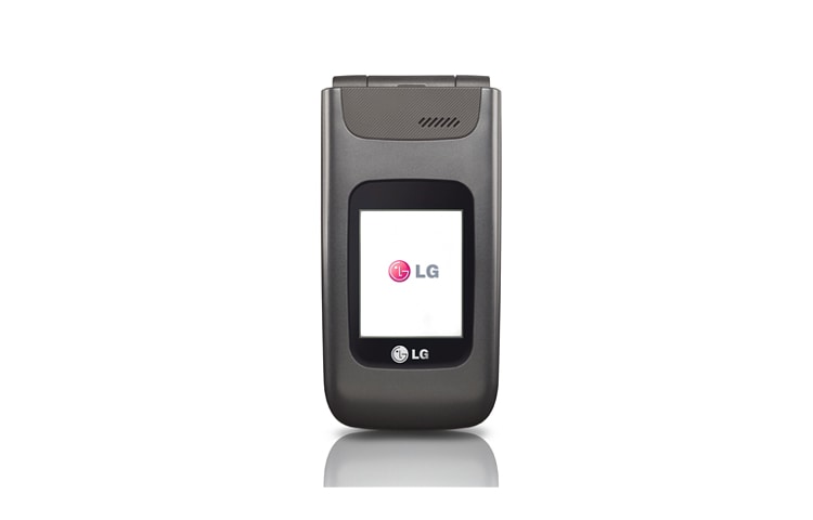 Front view of LG A341 | Compact flip phone designed with ease in mind A341