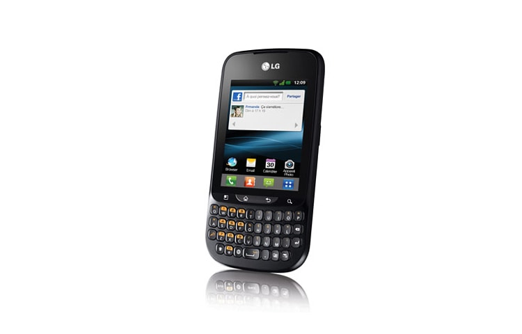 LG Gossip Pro | Android™ Smartphone with both a Touch Display & QWERTY Keypad Offering the Best of Both World's, C660R