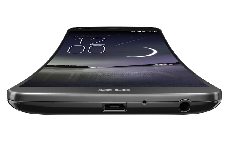 LG The world’s first curved, flexible smartphone*. View better. Hold better. Hear better., LGD950G
